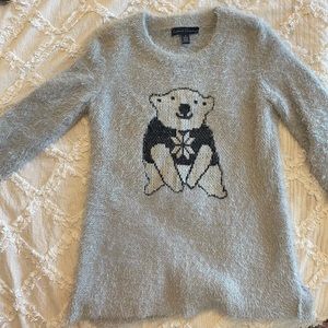 Light Gray “Cute” Sweater